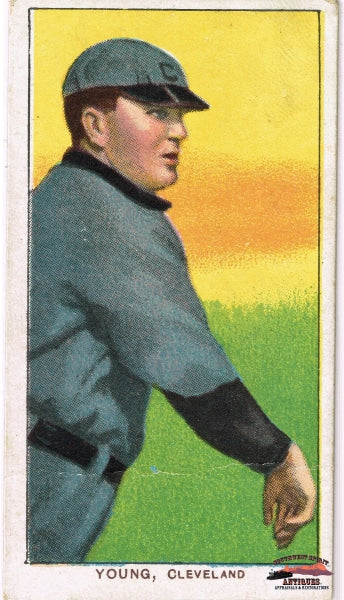 cigarette baseball cards 1909 Cy Young, Bare Hand, No. 25, T206 Piedmont Cigarette Baseball Car – Southwest Spirit Antiques & Certified Appraisals cigarette baseball cards 1909 Cy Young, Bare Hand, No. 25, T206 Piedmont Cigarette Baseball Car – Southwest Spirit Antiques & Certified Appraisals