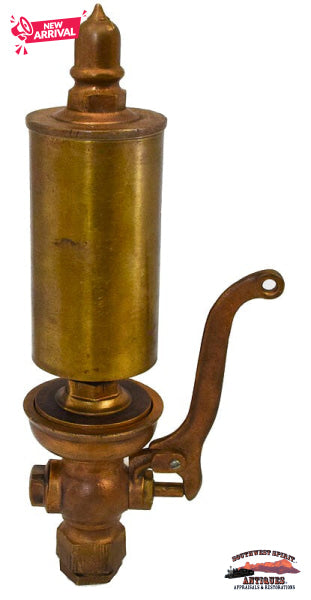 14’’ Brass Single Chamber Chime Whistle - RAILROADIANA