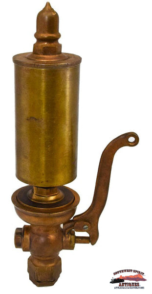 14’’ Brass Single Chamber Chime Whistle - RAILROADIANA
