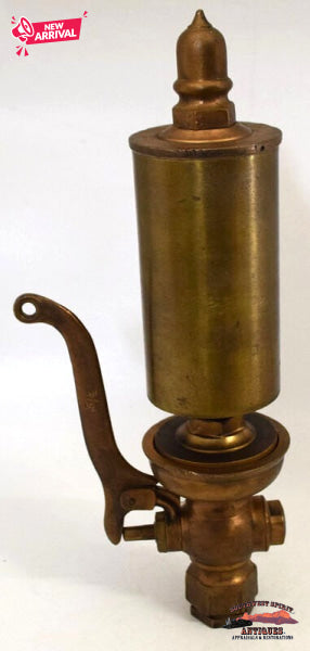14’’ Brass Single Chamber Chime Whistle - RAILROADIANA