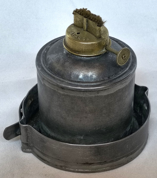 1892 Santa Fe Route A&W Lantern w/Clear Cast Tall Ext. Base Corning Globe