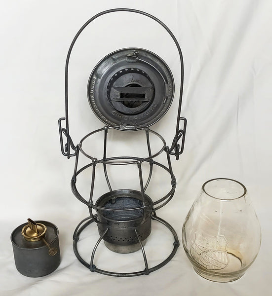 1913 UPRR - Union Pacific Railroad CC Overland Route Cnx Corning Globe A&W Lantern
