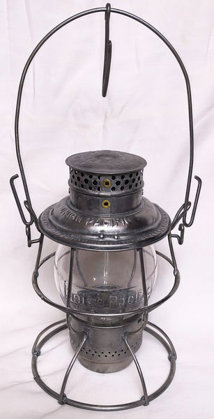 UPRR - Union Pacific Railroad 1913 Adlake Reliable Clear Cast Cnx Globe Lantern