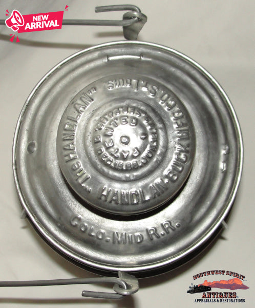 Colorado Midland Railroad Handlan-Buck Mfg. Co. Double Wire Guar Lantern w/UM Red Ext. Base Globe RAILROADIANA