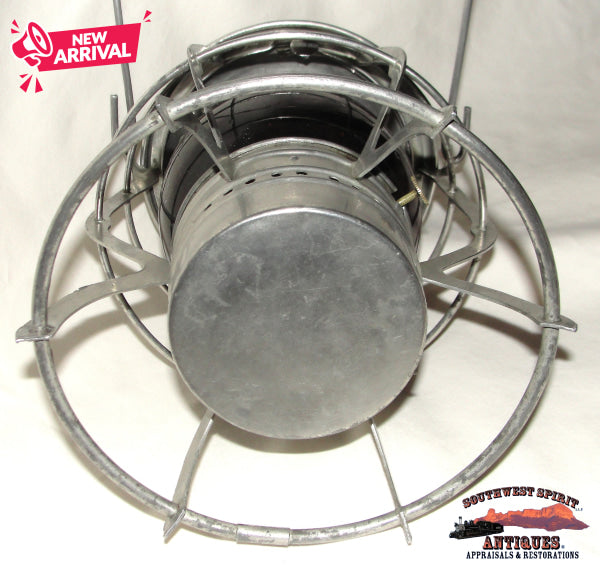 Colorado Midland Railroad Handlan-Buck Mfg. Co. Double Wire Guar Lantern w/UM Red Ext. Base Globe RAILROADIANA