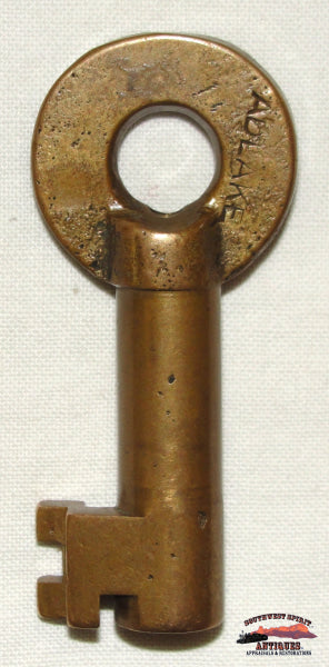 D&Rgw - Denver & Rio Grande Western Railroad Brass Adlake Switch Key Railroadiana