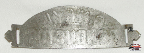 GNRy - Great Northern Railway Lines Conductor Dome Style Nickel Hat Badge - RAILROADIANA