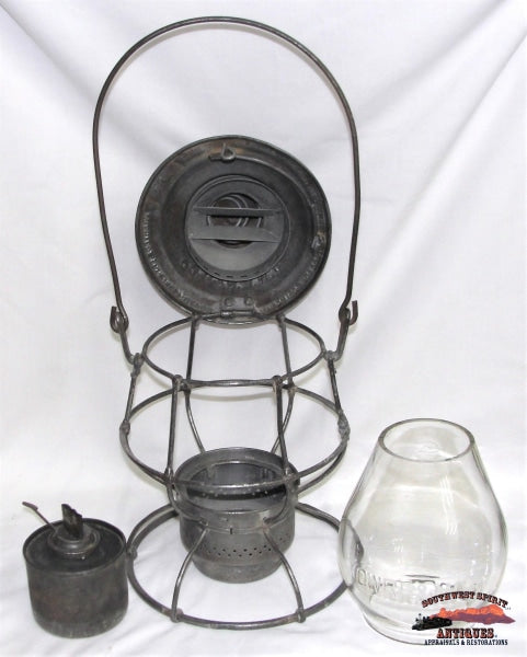 Owrr&Nco - Oregon Washington & Navigation Company 1912 A&W Cc Corning Globe Lantern Railroadiana