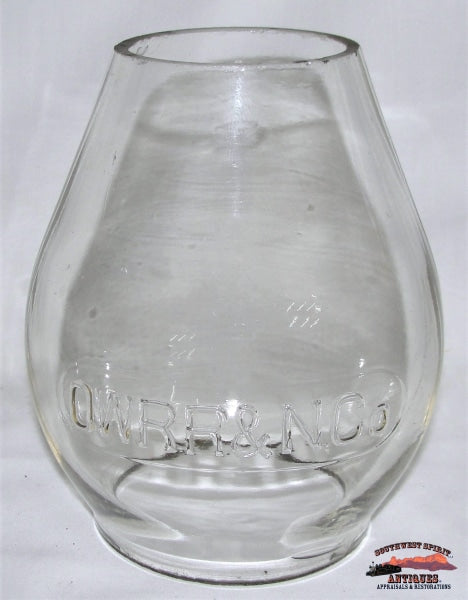 Owrr&Nco - Oregon Washington & Navigation Company 1912 A&W Cc Corning Globe Lantern Railroadiana