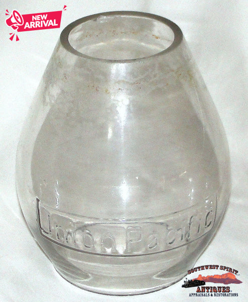 UPRR - Union Pacific Railroad 1913 Adlake Reliable Clear Cast Cnx Globe Lantern - RAILROADIANA