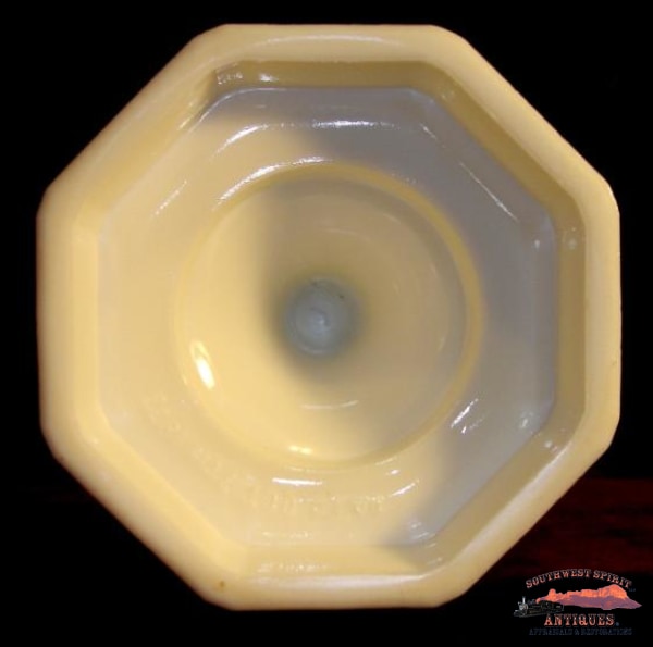 1873 Atterbury Blown Mold Oil Lamp W/ Octagon Base General Store & Lighting