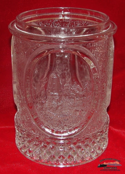 1880S Hartford Silverplate Co. Castle & Windmill Pickle Castor Glassware-China-Silver