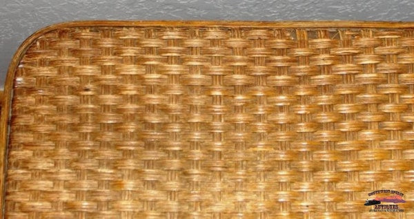 1890S Heywood & Morill Rattan Co. Wicker Table Furniture