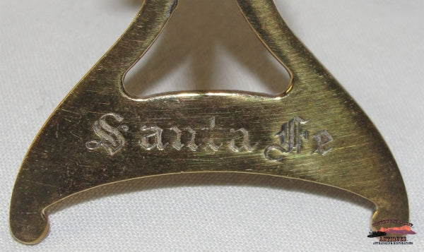 1896 Santa Fe Railway Silver-Plated Corncob Holders F.p. Pfleghar & Son. 2 Marked Unmarked