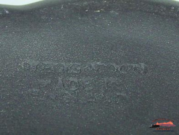 1915 Basalt Jasperware Marked Wedgwood Covered Pin Box Glassware-China-Silver