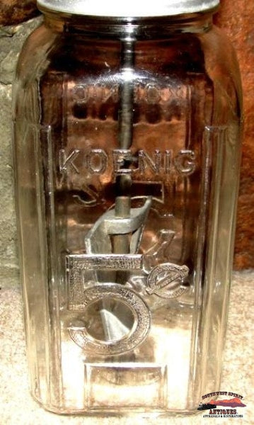 1920S Koenig 5¢ Quart Size Butter Churn General Store & Lighting