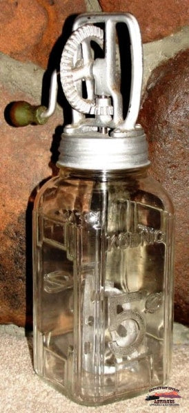 1920S Koenig 5¢ Quart Size Butter Churn General Store & Lighting