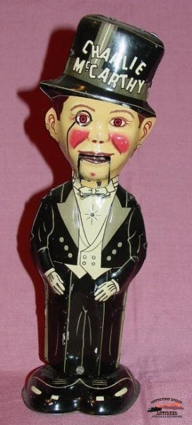 1930S Marx Tin Charlie Mccarthy Toy Collectibles-Toys-Games