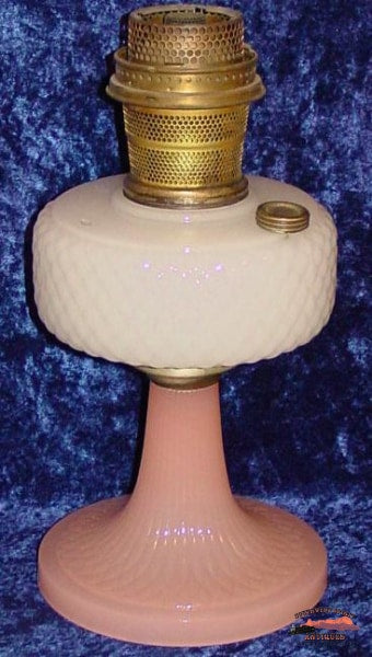 1937 Aladdin Diamond Quilt Model B Table Lamp General Store & Lighting