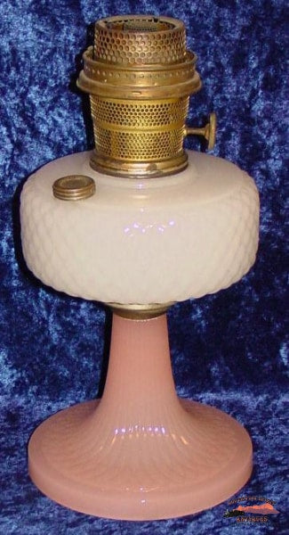 1937 Aladdin Diamond Quilt Model B Table Lamp General Store & Lighting