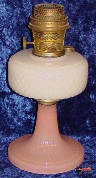 1937 Aladdin Diamond Quilt Model B Table Lamp General Store & Lighting