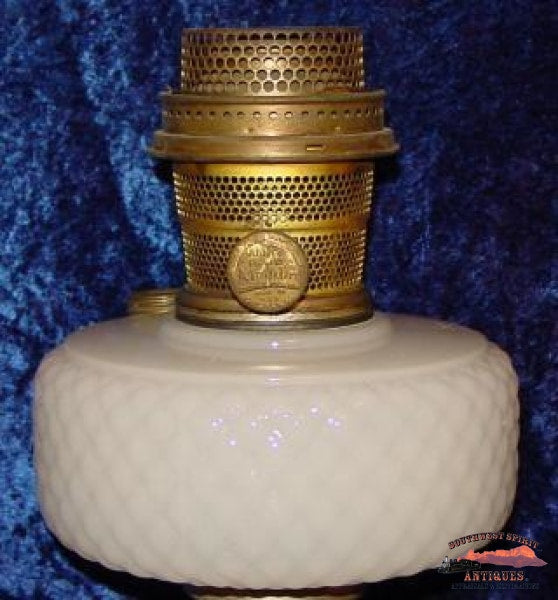 1937 Aladdin Diamond Quilt Model B Table Lamp General Store & Lighting