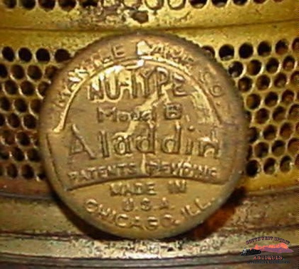 1937 Aladdin Diamond Quilt Model B Table Lamp General Store & Lighting
