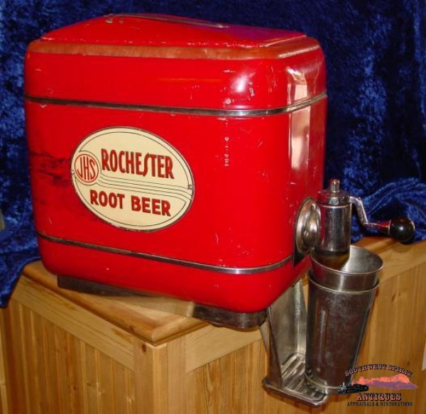 1940S Jhs Rochester Root Beer Dispenser General Store & Lighting
