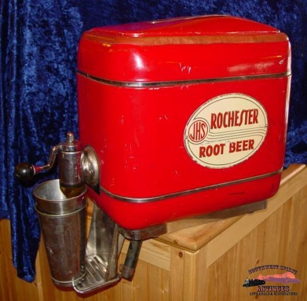 1940S Jhs Rochester Root Beer Dispenser General Store & Lighting