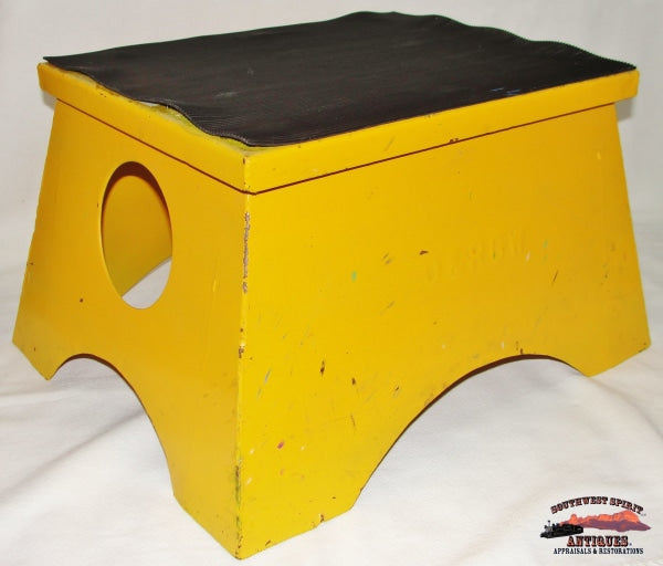 1950-60S D&rgw Railroad Conductors Step Stool Railroadiana