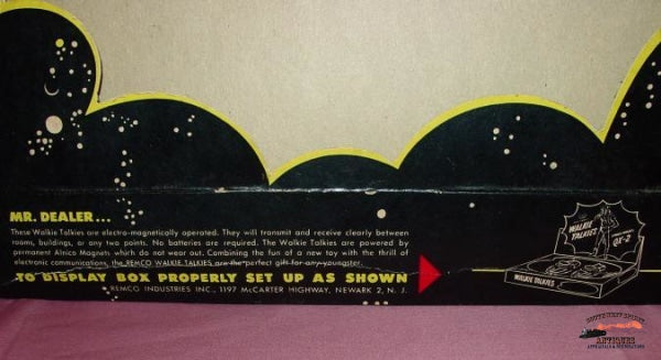 1960S Remco Qx-2 Walkie Talkie Set Collectibles-Toys-Games