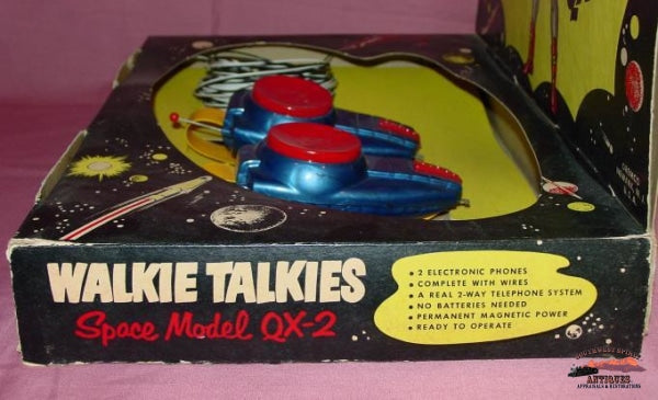 1960S Remco Qx-2 Walkie Talkie Set Collectibles-Toys-Games