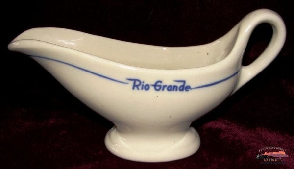 D&rgw Prospector Syracuse Old Ivory Small Gravy Boat Railroadiana