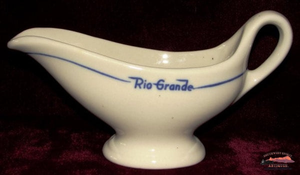 D&rgw Prospector Syracuse Old Ivory Small Gravy Boat Railroadiana