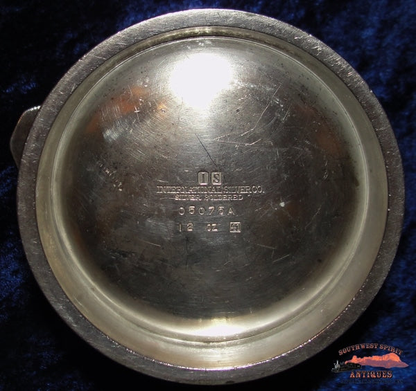D&rgwrr - 1941 Rio Grande Speed Logo 12 Oz. Sugar Bowl & Tongs Railroadiana