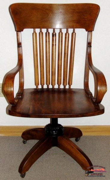 Early 1900S Ash Office Chair Furniture