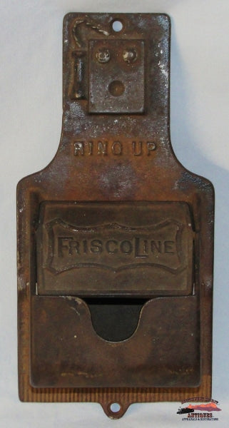 Frisco Line - St-Sfry Cast Iron Wall Match Safe Railroadiana