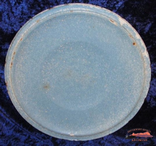 Powder Blue Puffy Graniteware Boiler/preserving Kettle General Store & Lighting