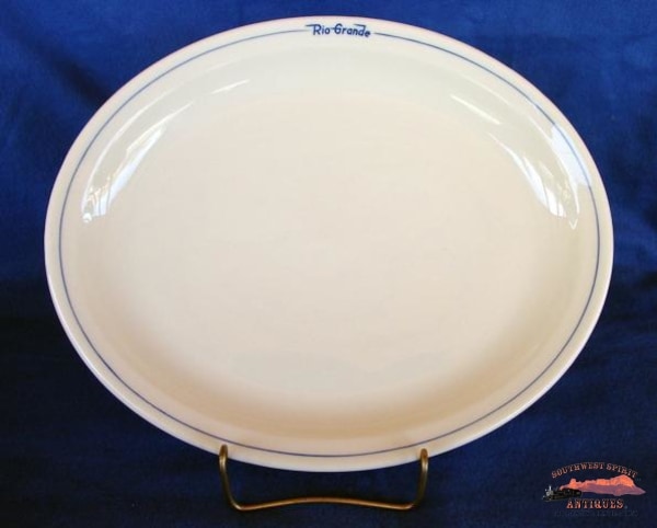 Rio Grande Rr Prospector Oval Platter Railroadiana