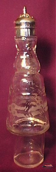 Rogers & Bro. 5 Bottle Castor Set W/servants Bell Glassware-China-Silver