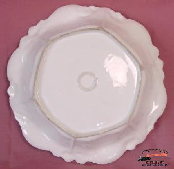 Rs Prussia Black Mourning Bowl Glassware-China-Silver