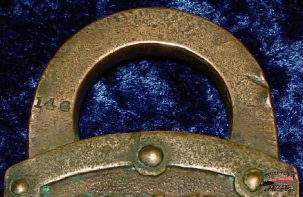 Santa Fe Rr Brass Keen Kutter Style Lock Railroadiana