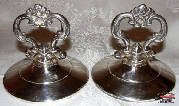 Vict. Cranberry Opalescentswirl Double Pickle Castor Glassware-China-Silver